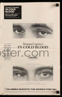 6x644 IN COLD BLOOD pressbook '67 Richard Brooks directed, Robert Blake, by Truman Capote!