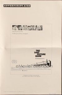 6x678 LAST PICTURE SHOW pressbook '71 Peter Bogdanovich, Jeff Bridges, Ellen Burstyn, Tim Bottoms