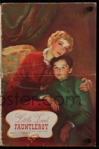 6x691 LITTLE LORD FAUNTLEROY pressbook '36 great art of Freddie Bartholomew & Dolores Costello!