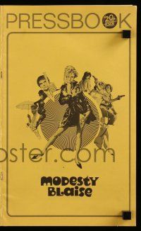 6x730 MODESTY BLAISE pressbook '66 Bob Peak art of sexiest female secret agent Monica Vitti!