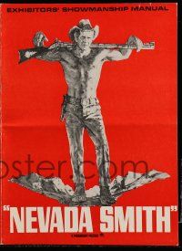 6x752 NEVADA SMITH pressbook '66 Steve McQueen drank & killed & loved & never forgot how to hate!