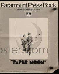 6x779 PAPER MOON pressbook '73 great image of smoking Tatum O'Neal with dad Ryan O'Neal!