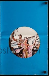 6x792 PIRATE & THE SLAVE GIRL pressbook '61 swashbuckler Lex Barker & pretty dancer Chelo Alonso!