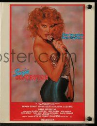 6x895 SUZIE SUPERSTAR pressbook '83 sexy Penthouse Pet Shauna Grant has more than rhythm!