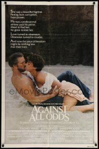 6y025 AGAINST ALL ODDS int'l 1sh '84 Jeff Bridges makes out with Rachel Ward on the beach!