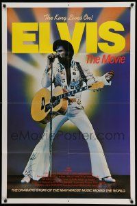 6y216 ELVIS style C int'l 1sh '79 Kurt Russell as Presley, directed by John Carpenter, rock & roll!