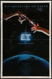 6y205 E.T. THE EXTRA TERRESTRIAL NSS style 1sh '82 Steven Spielberg classic, John Alvin art!