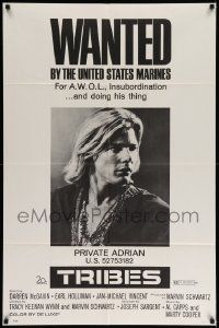 6y914 TRIBES 1sh '71 Jan-Michael Vincent is wanted by the United States Marines!