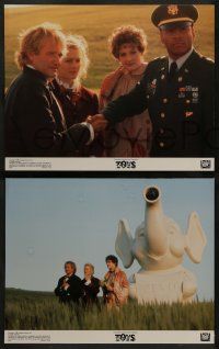 6z504 TOYS 8 color 11x14 stills '92 Robin Williams, Joan Cusack, directed by Barry Levinson!