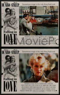 6z200 FALLING IN LOVE 8 English LCs '84 wonderful romantic images of Robert De Niro, Meryl Streep!