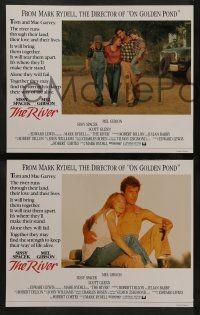 6z404 RIVER 8 English LCs '84 Mark Rydell directed, Mel Gibson, Sissy Spacek!