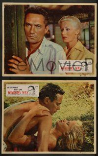6z695 WINDOM'S WAY 6 English LCs '58 Peter Finch & Mary Ure, WWII action!