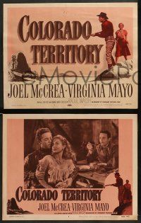 6z133 COLORADO TERRITORY 8 LCs R56 Virginia Mayo, Joel McCrea is a man with a price on his head!