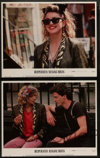 6z162 DESPERATELY SEEKING SUSAN 8 LCs '85 Madonna & Rosanna Arquette are mistaken for each other!
