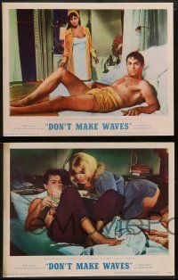 6z175 DON'T MAKE WAVES 8 LCs '67 Tony Curtis, super sexy Sharon Tate & Claudia Cardinale!