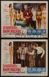 6z663 DR. GOLDFOOT & THE BIKINI MACHINE 6 LCs '65 Vincent Price & lots of sexy barely-dressed girls!