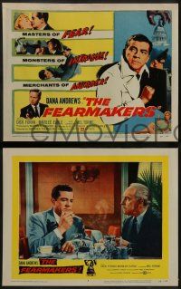 6z207 FEARMAKERS 8 LCs '58 Dana Andrews with gun, sexy Marilee Earle, Mel Torme, Jacques Tourneur