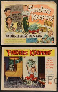 6z211 FINDERS KEEPERS 8 LCs '52 Tom Ewell, Julia Adams, Evelyn Varden