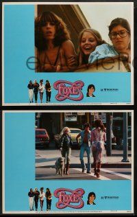 6z225 FOXES 8 LCs '80 Jodie Foster, Cherie Currie, Marilyn Kagen + super young Scott Baio!