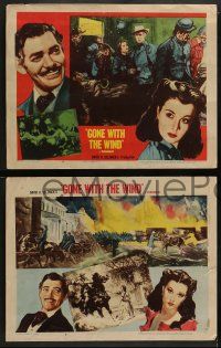 6z711 GONE WITH THE WIND 5 LCs R54 Clark Gable, Vivien Leigh, all-time classic!