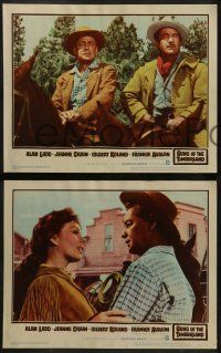 6z255 GUNS OF THE TIMBERLAND 8 LCs '60 Alan Ladd, pretty Jeanne Crain, first Frankie Avalon!