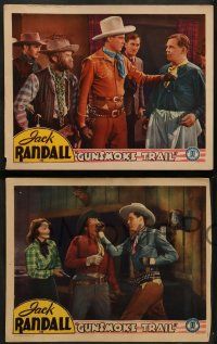 6z668 GUNSMOKE TRAIL 6 LCs '38 Jack Randall, Al 'Fuzzy' St. John, Sam Newfield cowboy western!