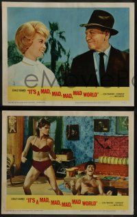 6z282 IT'S A MAD, MAD, MAD, MAD WORLD 8 LCs '64 Mickey Rooney, Spencer Tracy, many top stars!