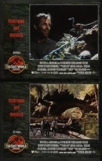 6z292 JURASSIC PARK 2 8 LCs '96 The Lost World, Steven Spielberg, something has survived!