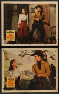 6z792 LAST OF THE DUANES 4 LCs '41 Zane Grey, George Montgomery & pretty Lynn Roberts!