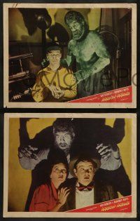 6z723 MASTER MINDS 5 LCs '49 Bowery Boys, Huntz Hall , Glenn Strange as monster!