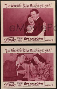 6z346 NO TIME FOR COMEDY 8 LCs R54 Guy with a Grin, James Stewart, Rosalind Russell!
