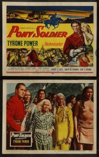 6z365 PONY SOLDIER 8 LCs '52 Royal Canadian Mountie Tyrone Power, Penny Edwards, Thomas Gomez!