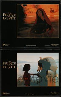 6z371 PRINCE OF EGYPT 8 LCs '98 cool images from Dreamworks historical cartoon, Moses & Rameses!