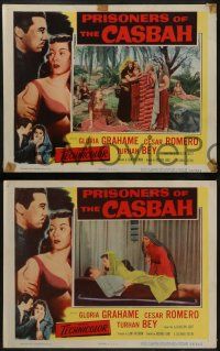 6z373 PRISONERS OF THE CASBAH 8 LCs '53 dazzling, desirable, and deadly sexy Gloria Grahame!