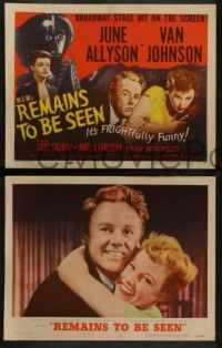 6z398 REMAINS TO BE SEEN 8 LCs '53 Van Johnson, June Allyson, young Angela Lansbury!