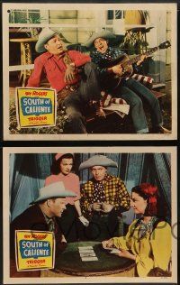 6z823 SOUTH OF CALIENTE 4 LCs '51 Roy Rogers w/Dale Evans and Trigger, Smartest Horse in the Movies
