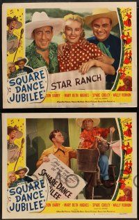 6z825 SQUARE DANCE JUBILEE 4 LCs '49 Red Barry, Mary Beth Hughes, all-star country music!