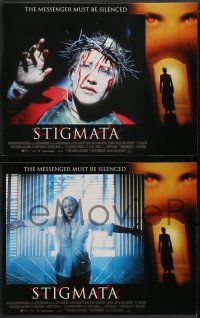 6z433 STIGMATA 8 LCs '99 Patricia Arquette, Gabriel Byrne, creepy horror images!