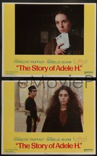 6z437 STORY OF ADELE H. 8 LCs '75 Francois Truffaut's L'Histoire d'Adele H., Isabelle Adjani
