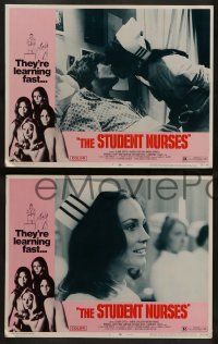 6z444 STUDENT NURSES 8 LCs '70 Reni Santoni & sexy hospital gals who are learning fast!