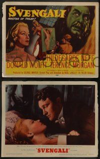 6z453 SVENGALI 8 LCs '55 sexy Hildegarde Neff was a slave to the will of crazy Donald Wolfit!