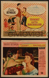 6z462 TAMMY & THE BACHELOR 8 LCs '57 images of pretty Debbie Reynolds, Leslie Nielsen!