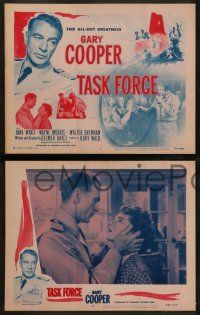 6z465 TASK FORCE 8 LCs R56 great images of Gary Cooper & Jane Wyatt in World War II!