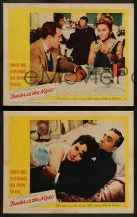 6z473 TENDER IS THE NIGHT 8 LCs '61 pretty Jennifer Jones, Jason Robards & Cesare Danova!