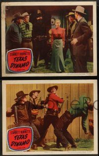 6z746 TEXAS DYNAMO 5 LCs '50 Charles Starrett as the Durango Kid, Smiley Burnette, Jock Mahoney