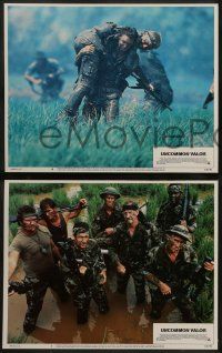 6z519 UNCOMMON VALOR 8 LCs '83 Gene Hackman, Fred Ward, Robert Stack, Vietnam War!