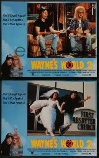 6z552 WAYNE'S WORLD 2 8 LCs '93 Mike Myers, Dana Carvey, Carrere, from Saturday Night Live sketch!