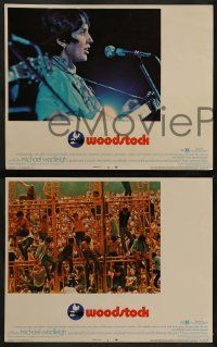 6z755 WOODSTOCK 5 LCs '70 great images from legendary rock 'n' roll concert!