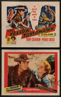 6z595 YELLOW TOMAHAWK 8 LCs '54 Rory Calhoun, Peggie Castle, it split the West in two!