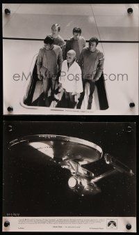 7a991 STAR TREK 2 8x10 stills '79 Shatner, Nimoy, Khambatta, Takei, Kelley, Enterprise!